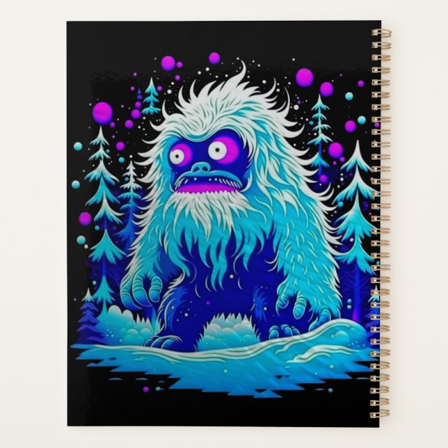Yeti Winter Wonderland Planner (Back)