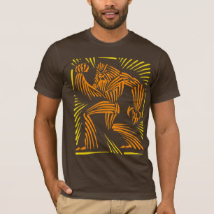 Yeti Woodcut Graphic T-Shirt
