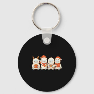 Yetis Kids Boys Girls Christmas Yetis  Key Ring
