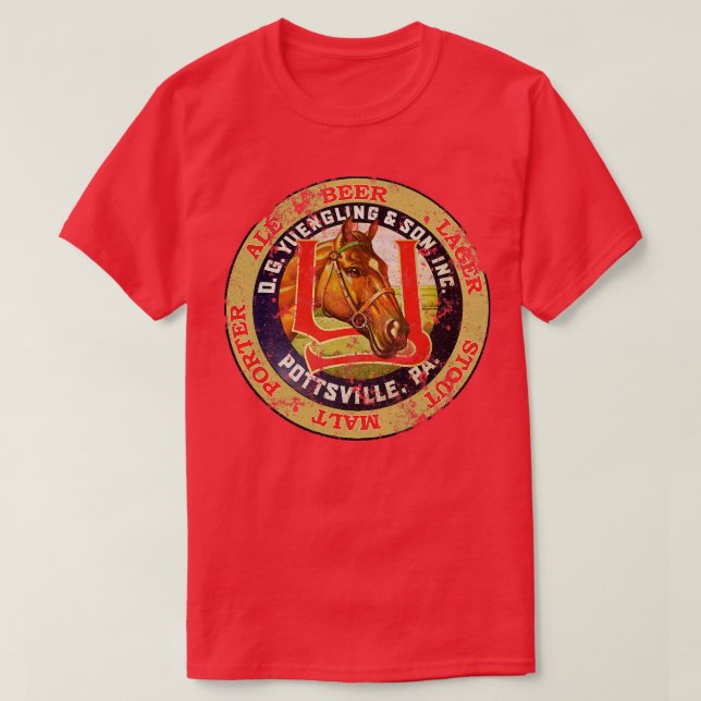 Yeungling Beer T-Shirt (Design Front)