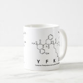 Yfke peptide name mug (Front Right)