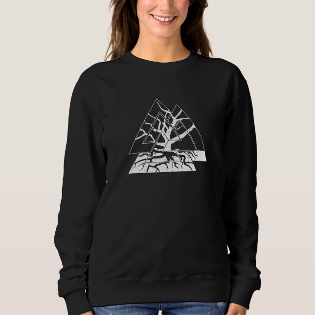 Yggdrasil And Valknut Sweatshirt (Front)