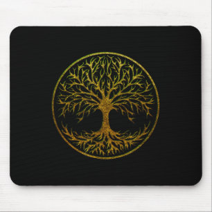 Yggdrasil, Celtic Tree Of Life, Norse Mythology Mouse Mat