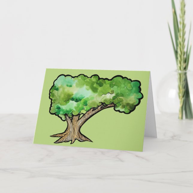 Yggdrasil Norse Tree of Life                       Card (Front)