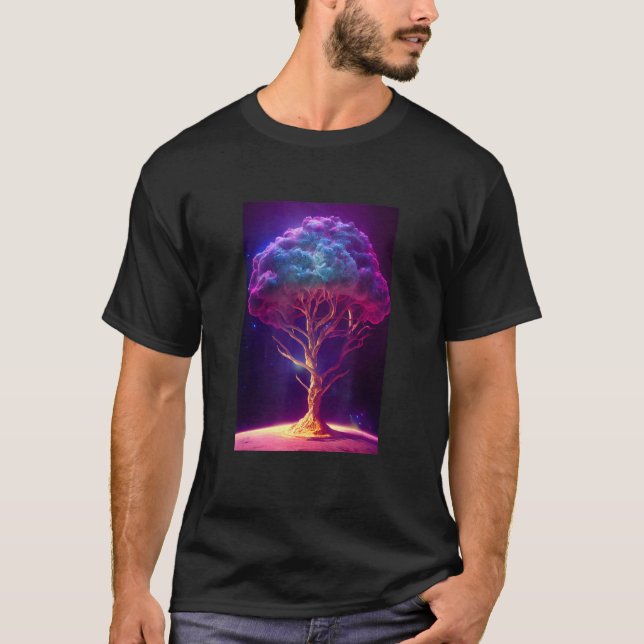 Yggdrasil World Tree of Life Viking Celtric Unique T-Shirt (Front)