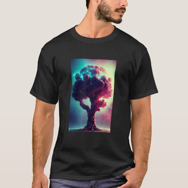 Yggdrasil World Tree of Life Viking Celtric Unique T-Shirt (Front)