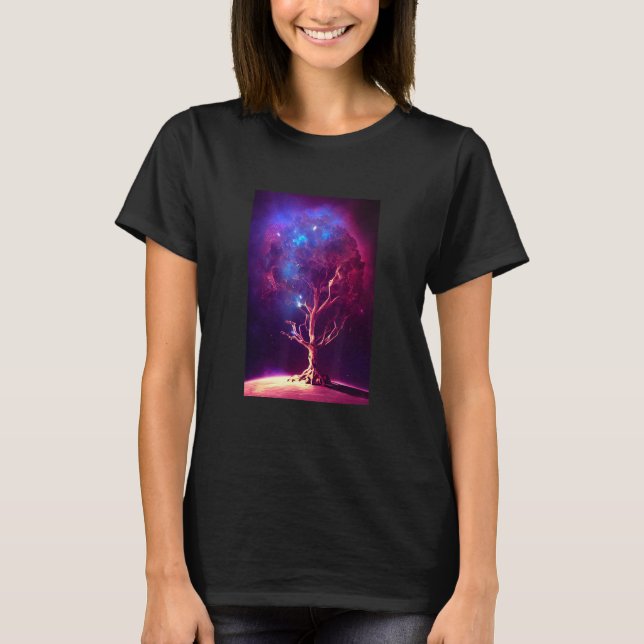 Yggdrasil World Tree of Life Viking Celtric Unique T-Shirt (Front)