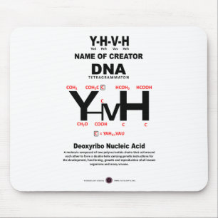 YHVH-DNA Chemical Bond Mouse Mat