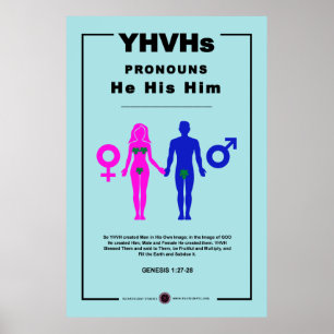 YHVH's Pronouns Poster