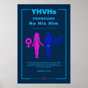 YHVH's Pronouns Poster
