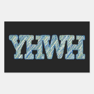 YHWH-1 RECTANGULAR STICKER