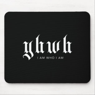 Yhwh Christian Streetwear Aesthetic Bible Scriptur Mouse Mat