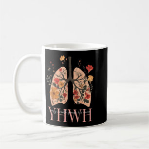 Yhwh Every Breath Speaks Name Christian Floral Coffee Mug