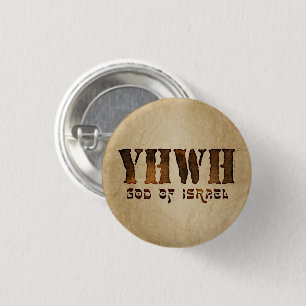 YHWH Jehovah 3 Cm Round Badge