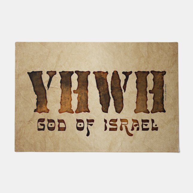 YHWH Jehovah Doormat (Front)