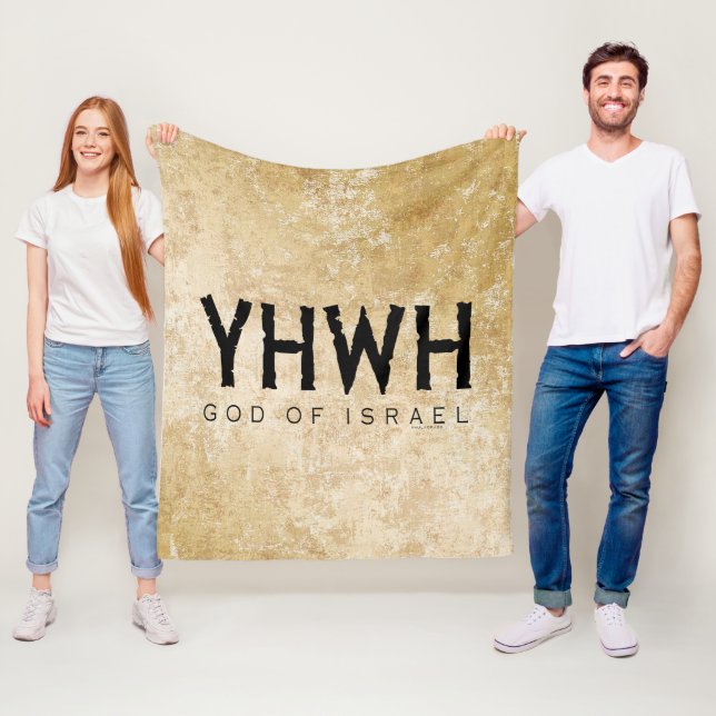 YHWH (Jehovah) Fleece Blanket (In Situ)
