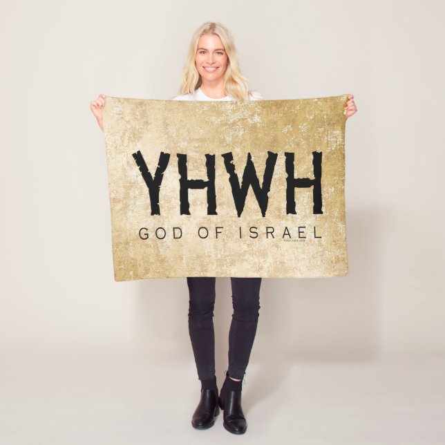 YHWH (Jehovah) Fleece Blanket (In Situ)