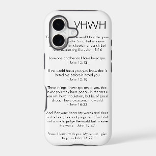 YHWH - John 3:16 John 15:12 John 15:18 John 16:33