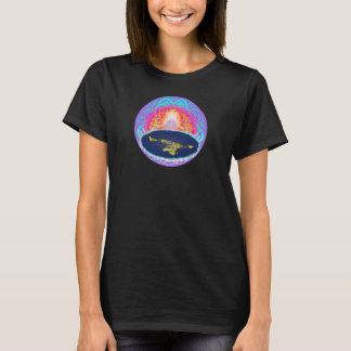 YHWH"s Creation flatearth Hidden Mountain painting T-Shirt