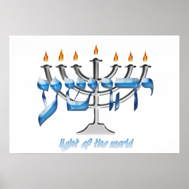 YHWSHUA Light of The World Poster (Front)