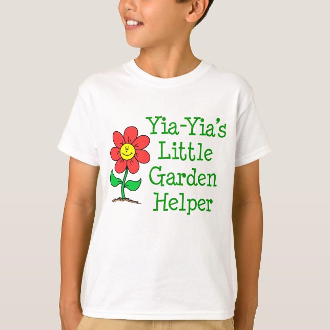 Yia-Yia's Little Garden Helper T-Shirt (Front)