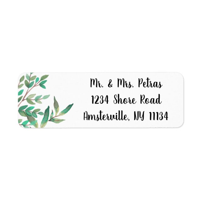 Yianni Return Address Label (Front)