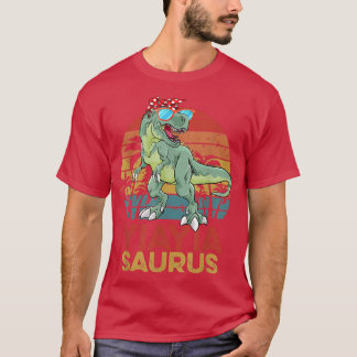 Yiasaurus T Re Dinosaur Funny Vintage Yiayia Sauru T-Shirt