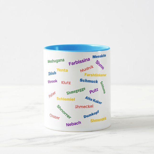 Yiddish Insults Mug (Center)
