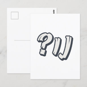 Yiddish "NU?" - The Perfect Jewish Expression Postcard