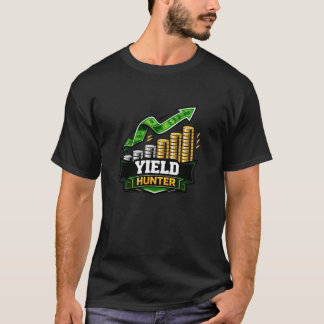 Yield Hunter Buff Coin Mascot Dividend Investor T-Shirt