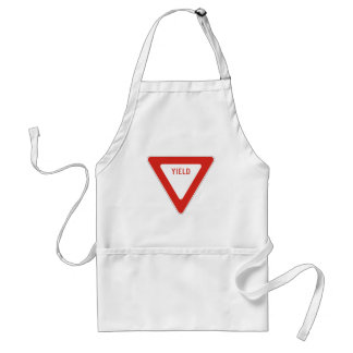 Yield Street Road Sign Symbol Caution Traffic Standard Apron