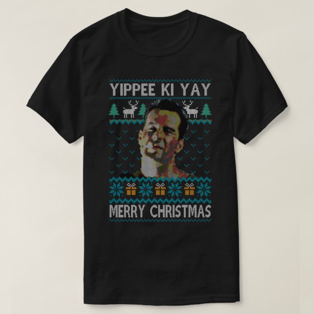 YIIPPEE KI CHRISTMAS T-Shirt (Design Front)
