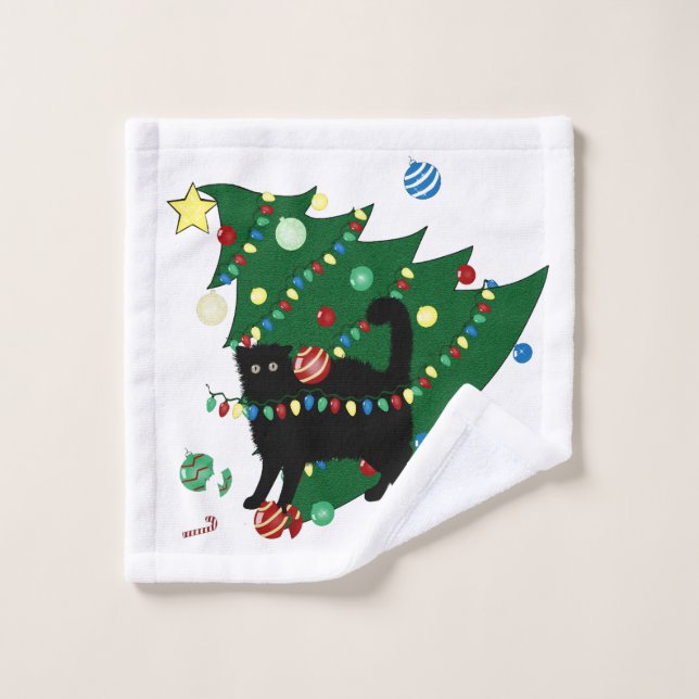 Yikes Christmas Wash Cloth (Wash Cloth)