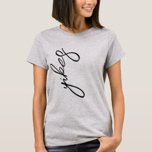 Yikes! Shock Alarm Customisable Slang Word T-Shirt