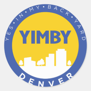 YIMBY Denver Logo Sticker
