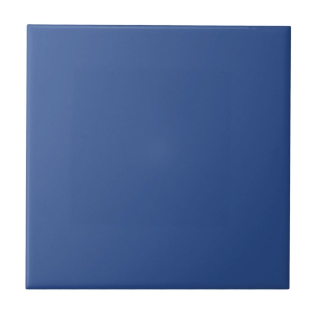 Yimin Blue Solid Colour Tile (Front)