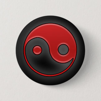 Yin 6 Cm Round Badge