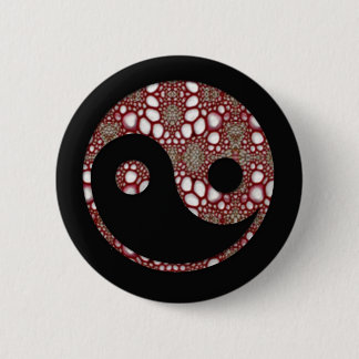 Yin 6 Cm Round Badge