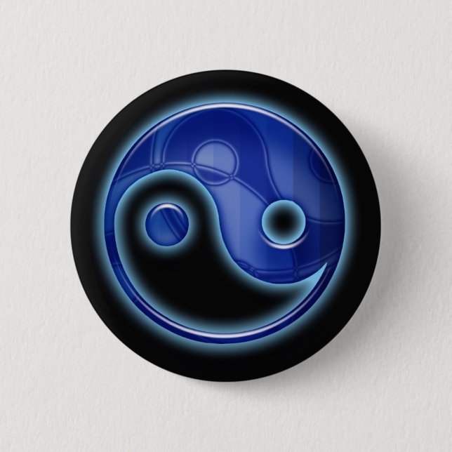 Yin 6 Cm Round Badge (Front)