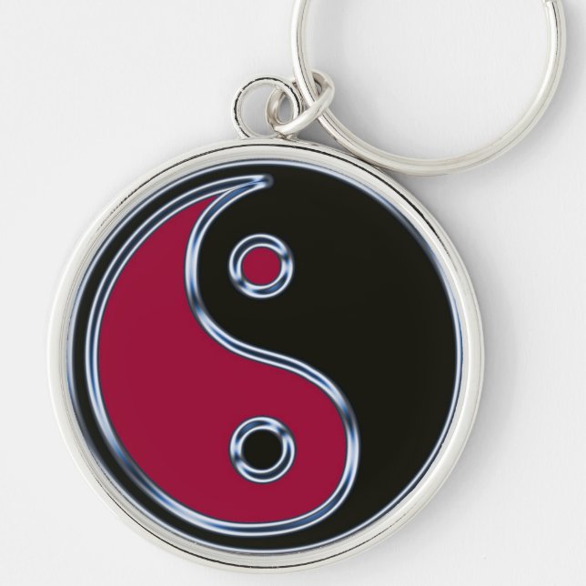 Yin and Yang 1 Key Ring (Front)