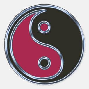 Yin and Yang 1 Sticker