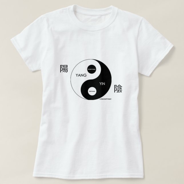 Yin and Yang - A MisterP Shirt (Design Front)