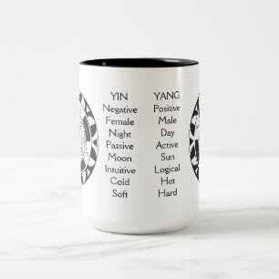 Yin and Yang Asian Symbol Meanings Mug
