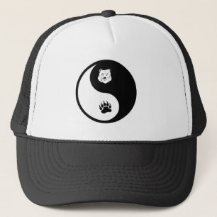 Yin and Yang Bear Hat