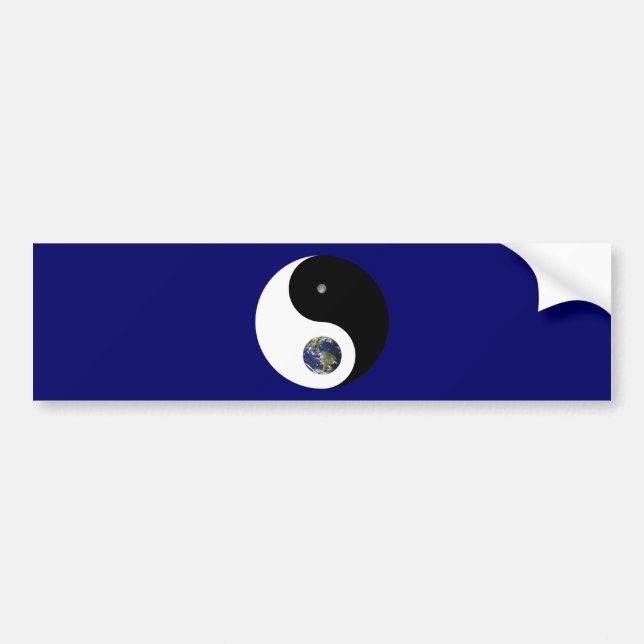 Yin and Yang Bumper Sticker (Front)