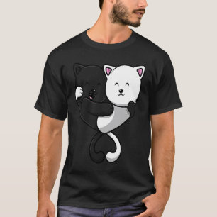 Yin and yang cats chinese T-Shirt