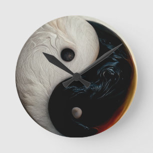 Yin and Yang clock