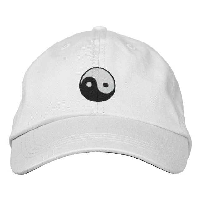 Yin and Yang Embroidered Hat (Front)