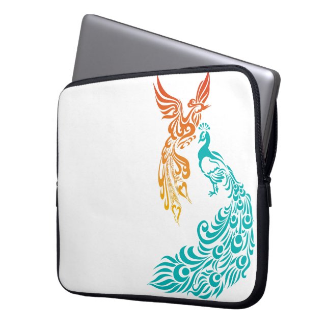 Yin and Yang - Fire and Water Laptop Sleeve (Front Left)