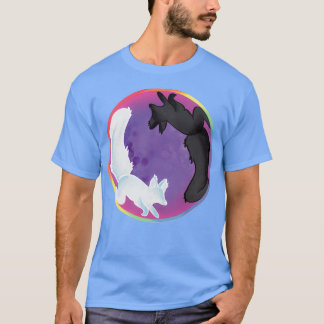 Yin and Yang Foxes T-Shirt